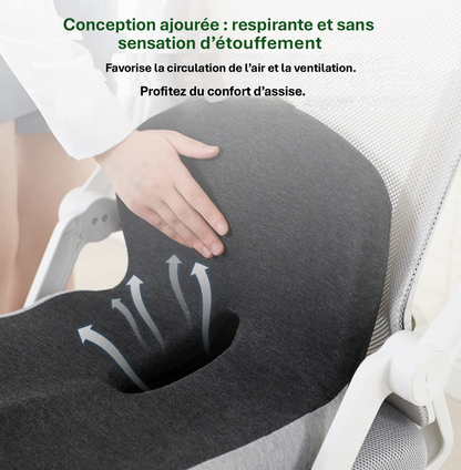 Coussin Ergonomique Mousse Mémoire – Soulage le Dos & Améliore la Posture