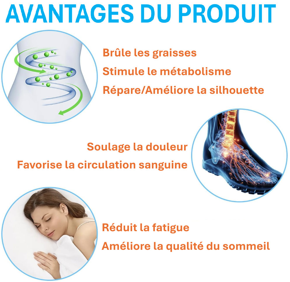 Semelles magnétiques pour la santé holistique pour homme et femme pour soulager les pieds